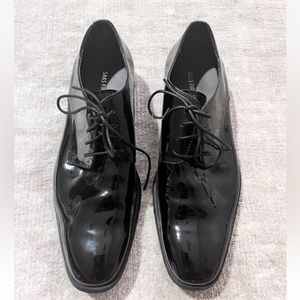 Saks Fifth Avenue Men’s Tuxedo Black Lace up Oxford Shoes - Size 8M